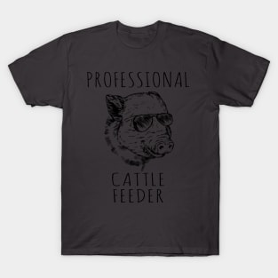 Professional Cattle Feeder. T-Shirt